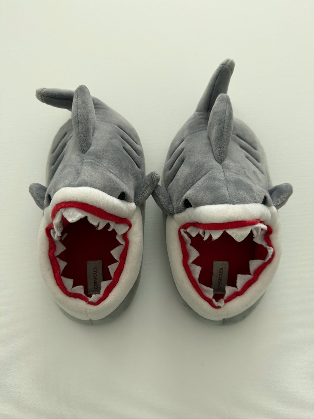 Crewcuts Red and White Shark Slipper